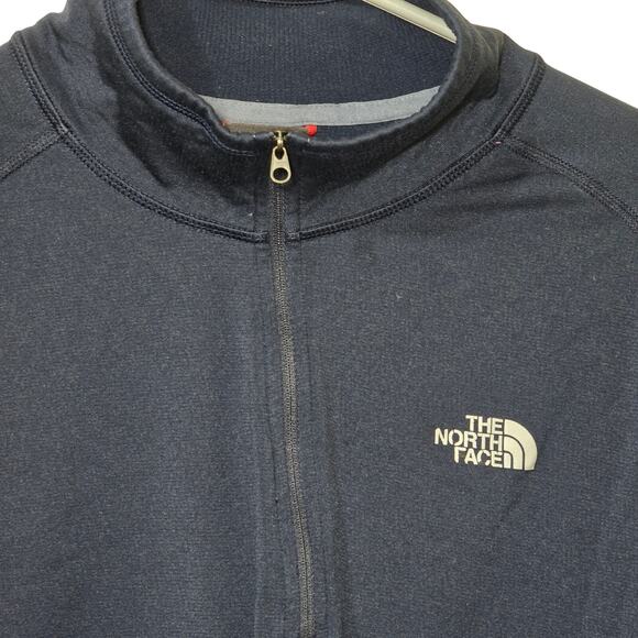 The North Face Tech 1/4 Zip Adult Unisex Large Pristine Condition Navy Blue - Picture 2 of 7